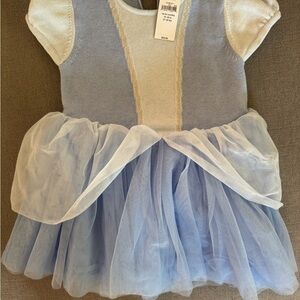 Cinderella Gap 18-24 month Blue and White Baby Dress
